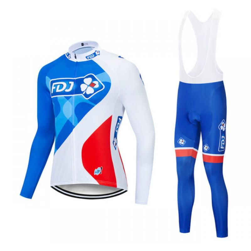 Mens Long Sleeve Cycling Jersey Pants Set Breathable Quick-Dry Outdoor Road Bike Riding Gear
