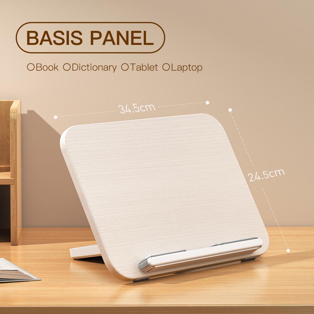 Jopree YD-12 Wooden Adjustable Book Holder Stand with 24.5x34.5cm Reading Stand Sample Products Free Shipping