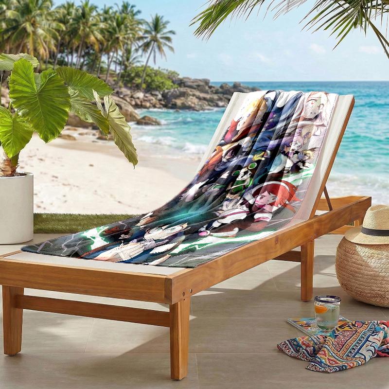Hero Academia Fashion Beach Towel: Ideal for Summer Adventures Soft, absorbent and quick drying suitable for swimming and bathing