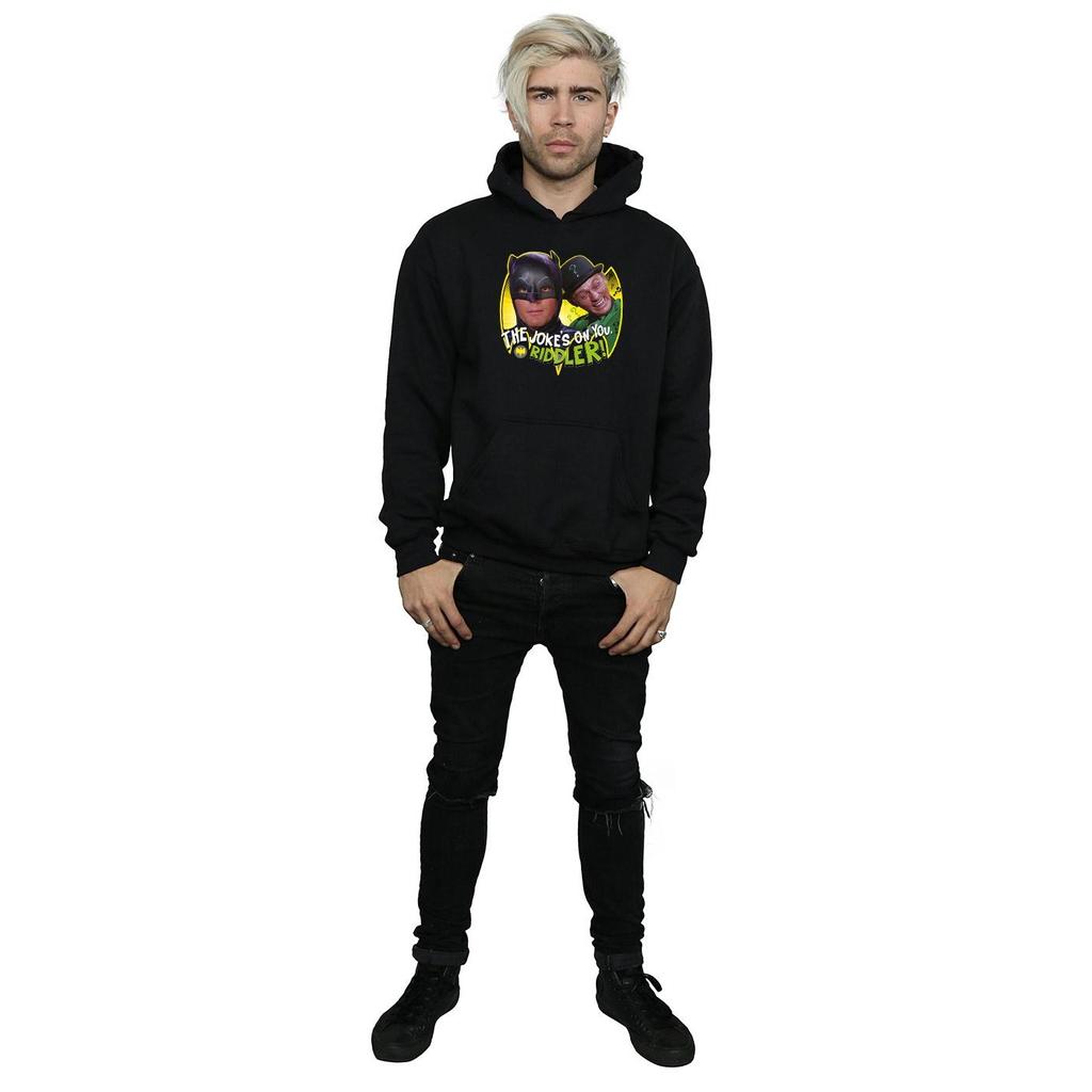 DC Comics Mens Batman TV Series The Riddler Joke Hoodie