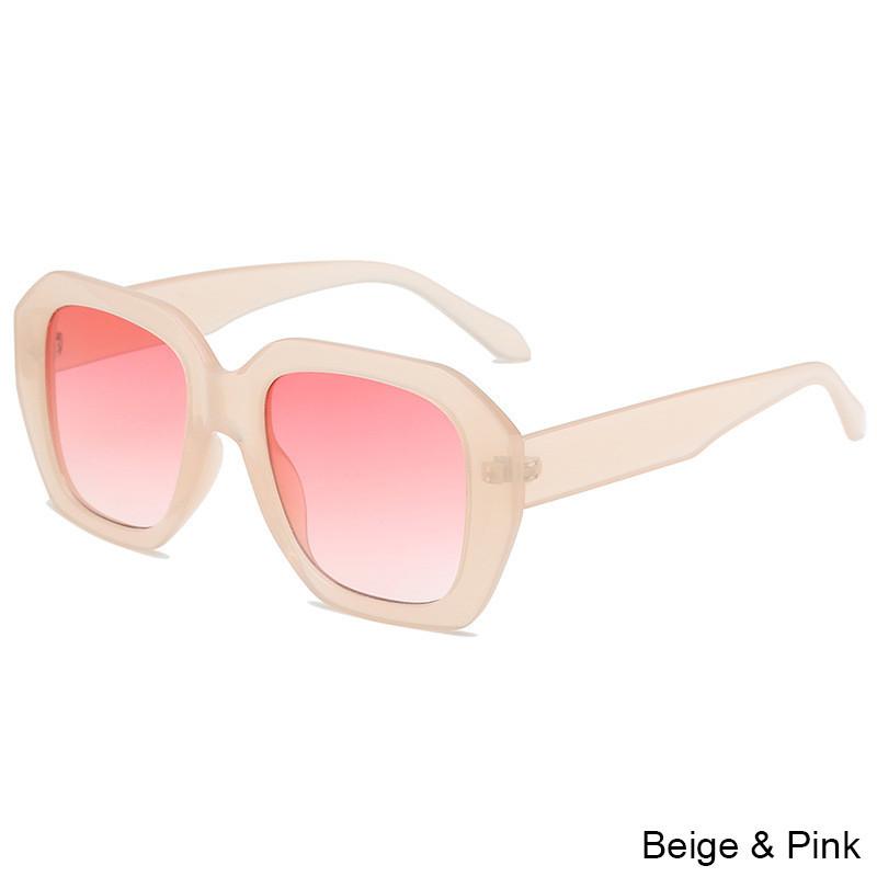 Timeless Oversized Vintage Square Frame Sunglasses With Premium Uv400 Protection