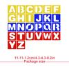 Stencils for Painting Plastic Alphabet Children Multi-purpose Paint Tools Learning Supplies Sturdy Scrapbooking DIY Crafts