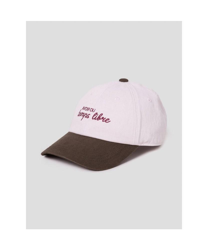 8seconds Cursive Color Block Ball Cap Light Pink