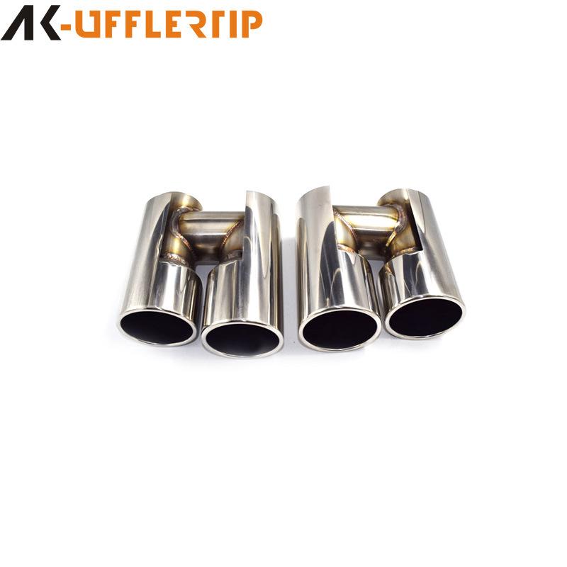 BMW 5 Series M5 Dual-Sided, Quad-Exit Stainless Steel Carbon Fiber Exhaust Tailpipe