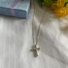 Used Similar To Elsa Peretti Cross Necklace 925 Silver Cross Necklace