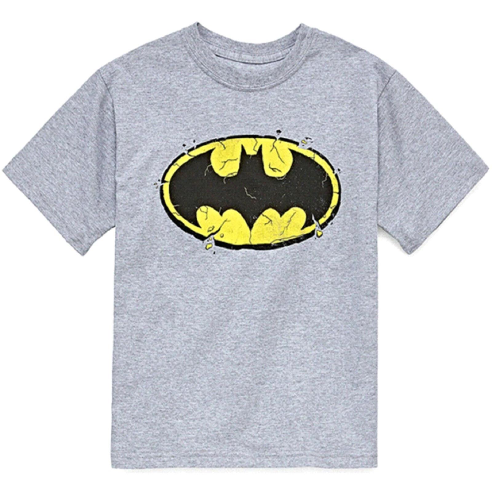 Batman Crumbling Bat Logo Little Boy s T-Shirt - NWT 120