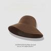 Seaside hat women's summer new vacation sunscreen hat bucket hat straw hat foldable beach sun hat sun hat