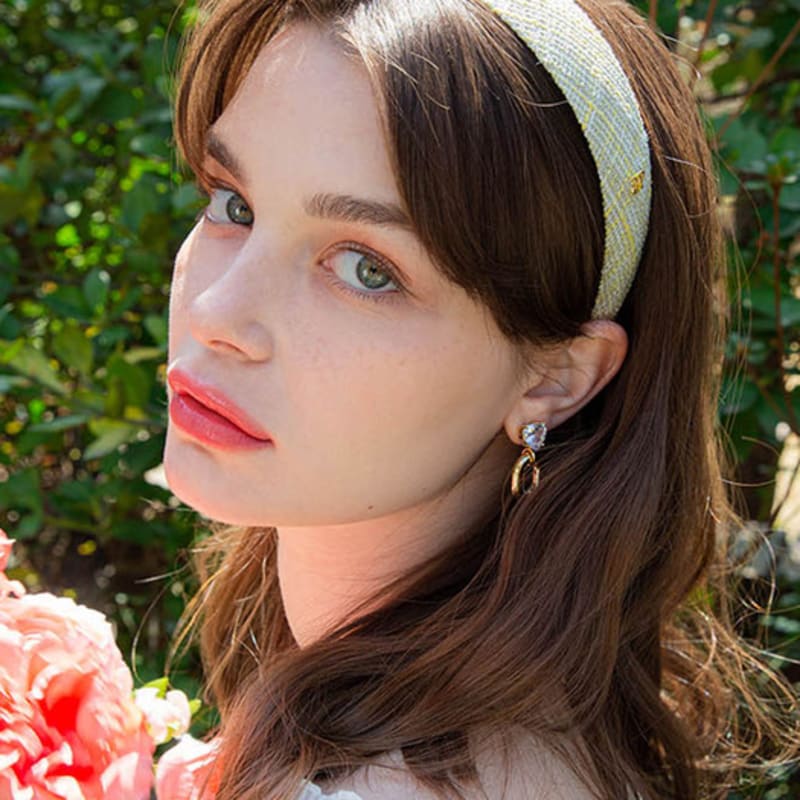 

Жан Поль Кларисс Клэр Твидовая повязка для волос JP-22-059HB BEIGE