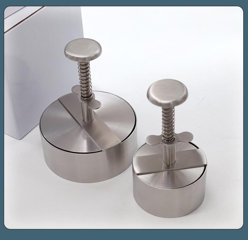 Ganzstahl Edelstahl Burgerpresse Form für Patties und Reisbällchen