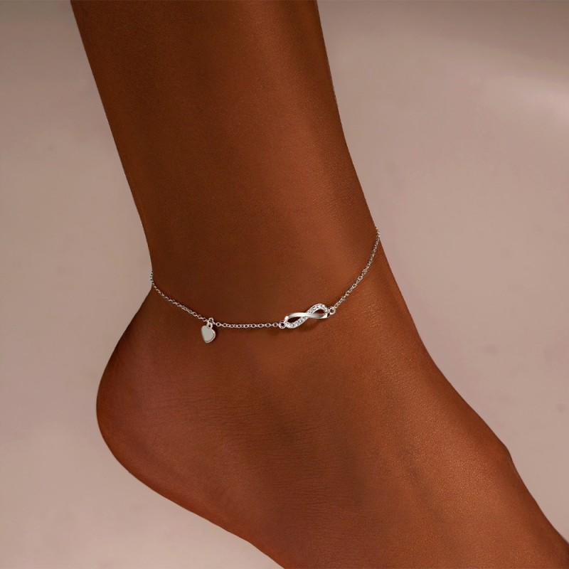 Fashion Ankle Bracelet Simple Infinity Star Charm Foot Jewelry Women
