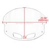 14" Motorcycle Windshield Front Fairing Windscreen Wind Deflector For Indian Chieftain Roadmaster Springfield 2014-2019