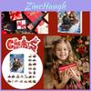 Christmas Countdown Blind Box With Santa Claus Acrylic Hangings For Holiday Decor And Gift Giving