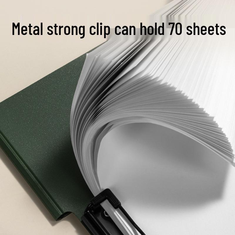 Deli PE126 A4 Double Clip File Document Holder