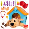 [PACZB] Small Veterinarian Dog with Kennel and Accessories 19 pcs Z3073