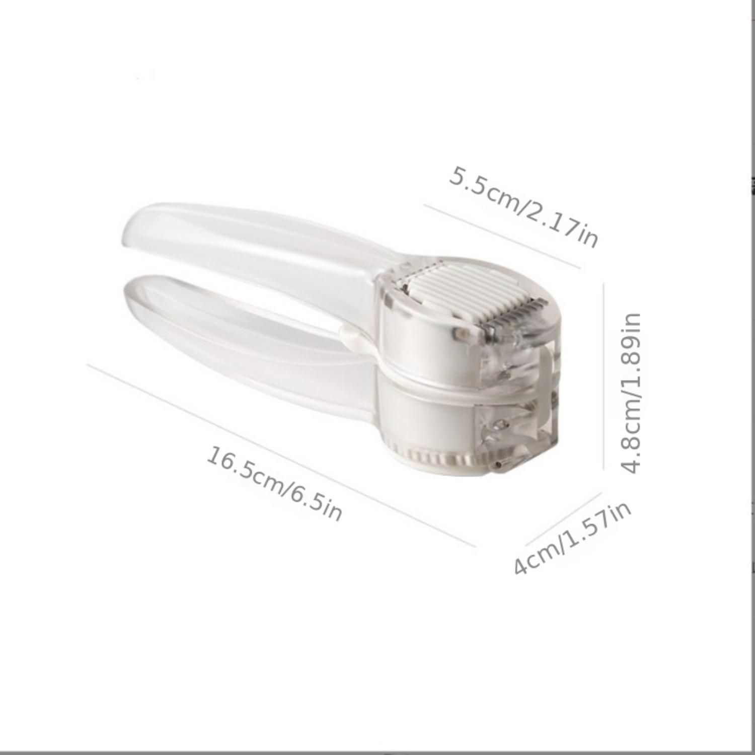 

1 шт., Пресс для чеснока, Многофункциональный пресс для чеснока, Измельчитель чеснока, Моющийся измельчитель чеснока, Кухонный измельчитель чеснока, Соковыжималка для имбиря korea белый