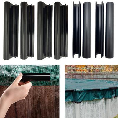 24 clips para cubierta de piscina, tamaño moderado, amplia aplicación, versátiles, a prueba de viento, acabado suave, protege la cubierta de la piscina, ABS, clips para cubierta de piscina de invierno