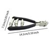 Spring Loaded Sports Starting Clamp 3 Spring Racquet Stringing Clamp  Tennis Racquet