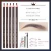 1818 Hengsi Threaded Eyebrow Pencil Waterproof Long-Lasting Non-Fading Henry Eyeliner Pen Two-In-One for Tattoo Artists