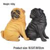 Wildlife Simulation Pug Figurine Toy for Kids