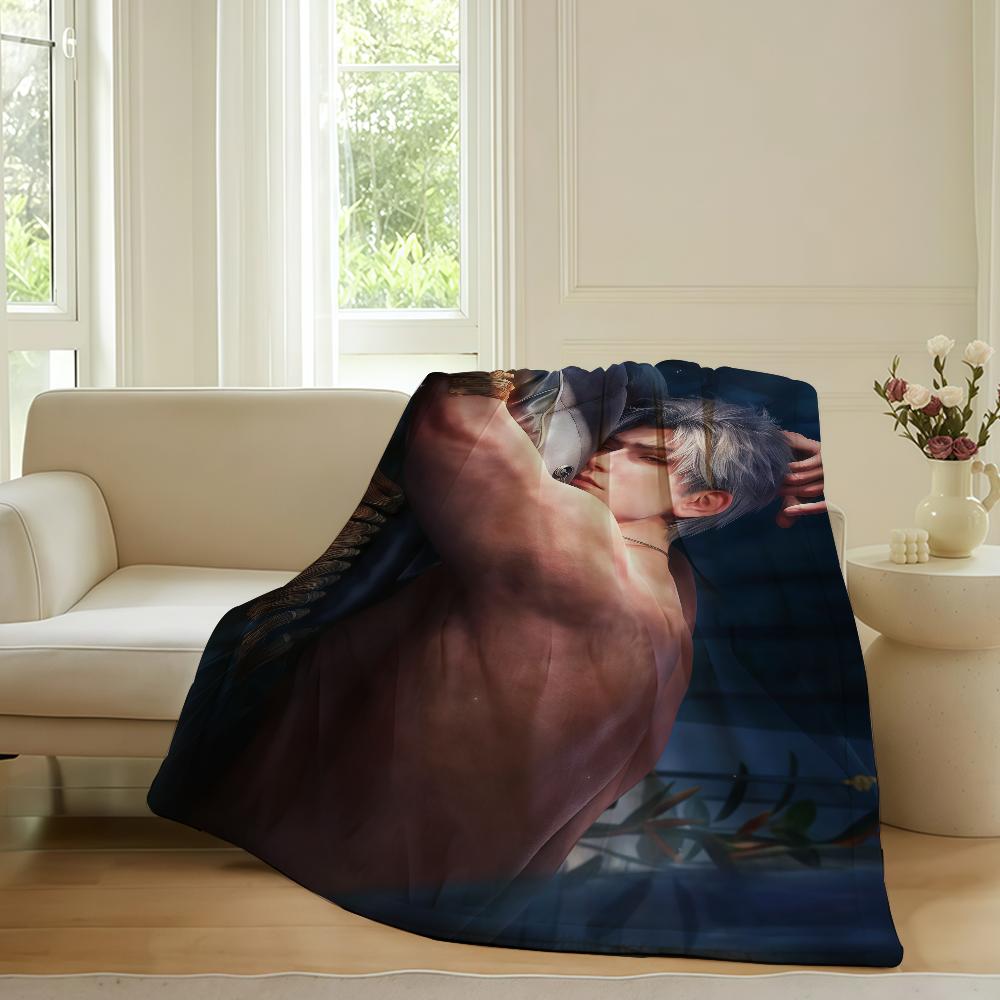 Love and Deepspace Sylus Blanket For Sofa Office Bed Plane Travel Sleep Read Relax Camping Soft And Warm