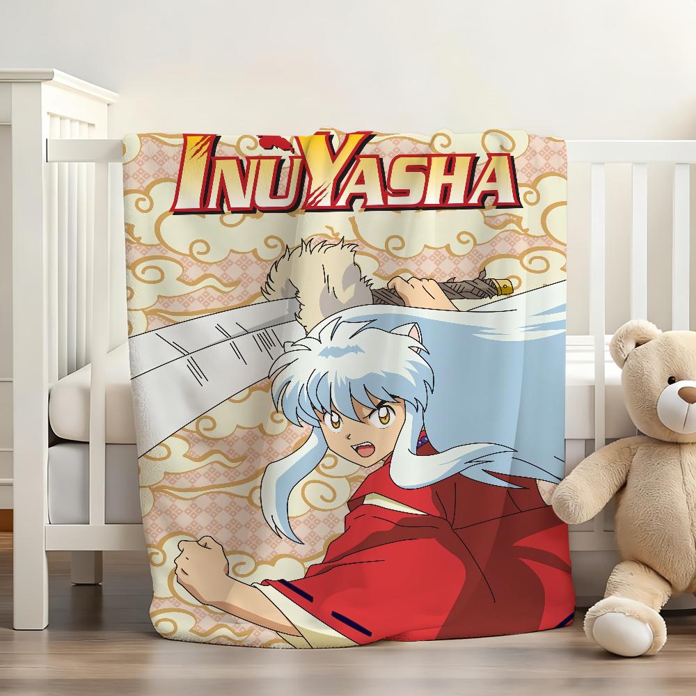 Anime Inuyasha Blanket Soft and Skin Friendly For Couch Bed Napping Bedspread All Seasons Comforter