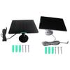5W 5V High Efficiency Solar Panel Charger For Rings Cameras With DC3.5 Adapters Weatherproof Adjustable Mounting Bracket