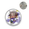 Anime The Owl House Brooches Luzura Amity Blight Lapel Pins Round Creative Cartoon Badge for Backpack Jewelry Accessories Gifts