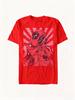 Marvel Genuine 2026 New Trending Marvel Deadpool Love Comic Print Plus Size Mens Short Sleeve Loose Crew Neck TShirt soft