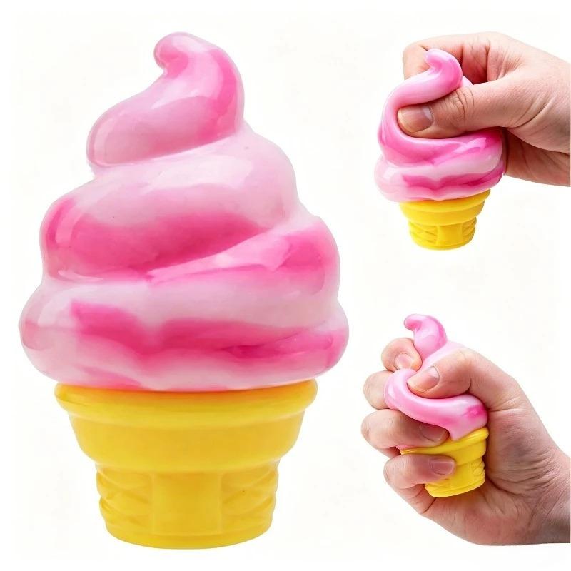 Nuovi Colorati Giocattoli Squishy Gelato Cono Gelato Sensoriale Sollievo dallo Stress Giocattolo Fidget Squihsy Decompressione Sfogare Souvenir