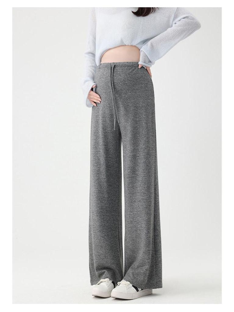 Spring 2025 Korean Maternity Wide-Leg Pants