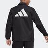 Adidas Sportswear Future Icon Coach-Jacke mit Stehkragen und einreihigem Design Herren Oberbekleidung Schwarz H39794