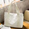 Vintage Canvas Tote Bag Large Capacity Canvas Bag Women's Shoulder Portable Casual Simple Commuter Bag Tote Bag