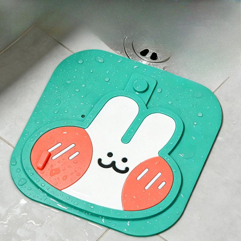 Silicone Drain Strainer Odor Proof Floor Sink Filter, Bathroom Shower Bath Waste Cover for Hair Catcher and Clog Prevention