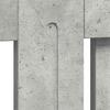 Radiator Cover Concrete Grey 172 x 19 x 81.5 cm Wood Based Material