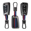 Zinc Alloy Car Key Case Cover For Vw Volkswagen Golf 7 Mk7 Tiguan Mk2 For Seat Ateca Leon Fr 2 Ibiza Skoda Octavia Kodiaq