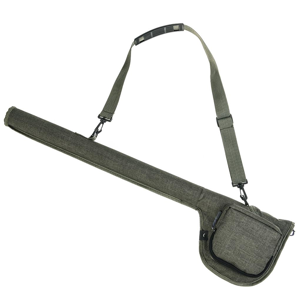 Canvas Fishing Rod Bag Portable Fishing Rod Reel Storage Tubes Cases Fishing Rod Fly Fishing Bag