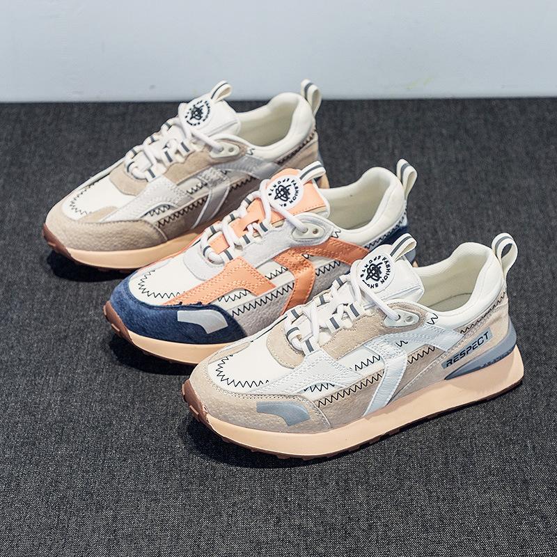 Women's Shoes Spring and Autumn New Platform Sports Leisure Ins Fashion