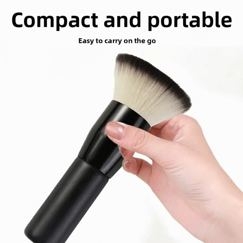 Soft Fiber Foundation Brush Fluffy Bristles Face Contouring Brush  for Blush Application