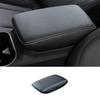 For Subaru Outback 2020-2023 Black Leather Middle Console Armrest Box Cover Trim