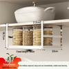 OIMG No-Drill Wall-Mounted Kitchen Storage Shelf