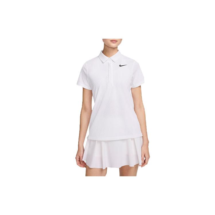 

Новая женская рубашка-поло для гольфа Nike Dri FIT ADV с коротким рукавом Женская белая FD5496-100 S