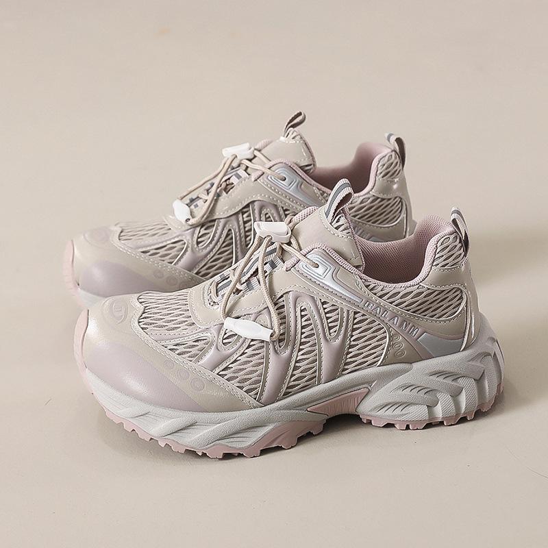 

Crooked head ultra-light sports single shoes women s 2025 autumn mesh breathable outdoor mountaineering versatile leather dad shoes 40 шампанского