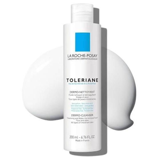 La Roche-Posay Toleriane Dermocleanser Facial Cleanser Cleansing Foam Face Sensitive Skin Dry Pores Foaming 200mL