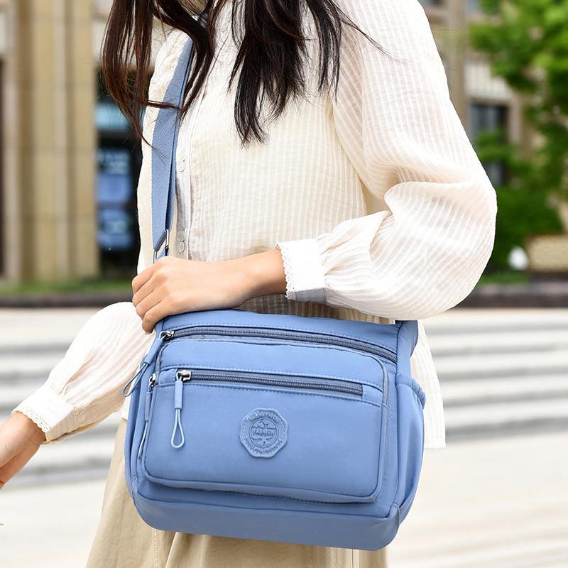 Dámská taška přes rameno Messenger Velká kapacita Polyesterová Módní kosmetická taška Jednoduchá a univerzální Kabelka Crossbody taška