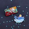 Cartoon Creative Character Metal Enamel Badge Charming Anime Style Brooch For All Occasions