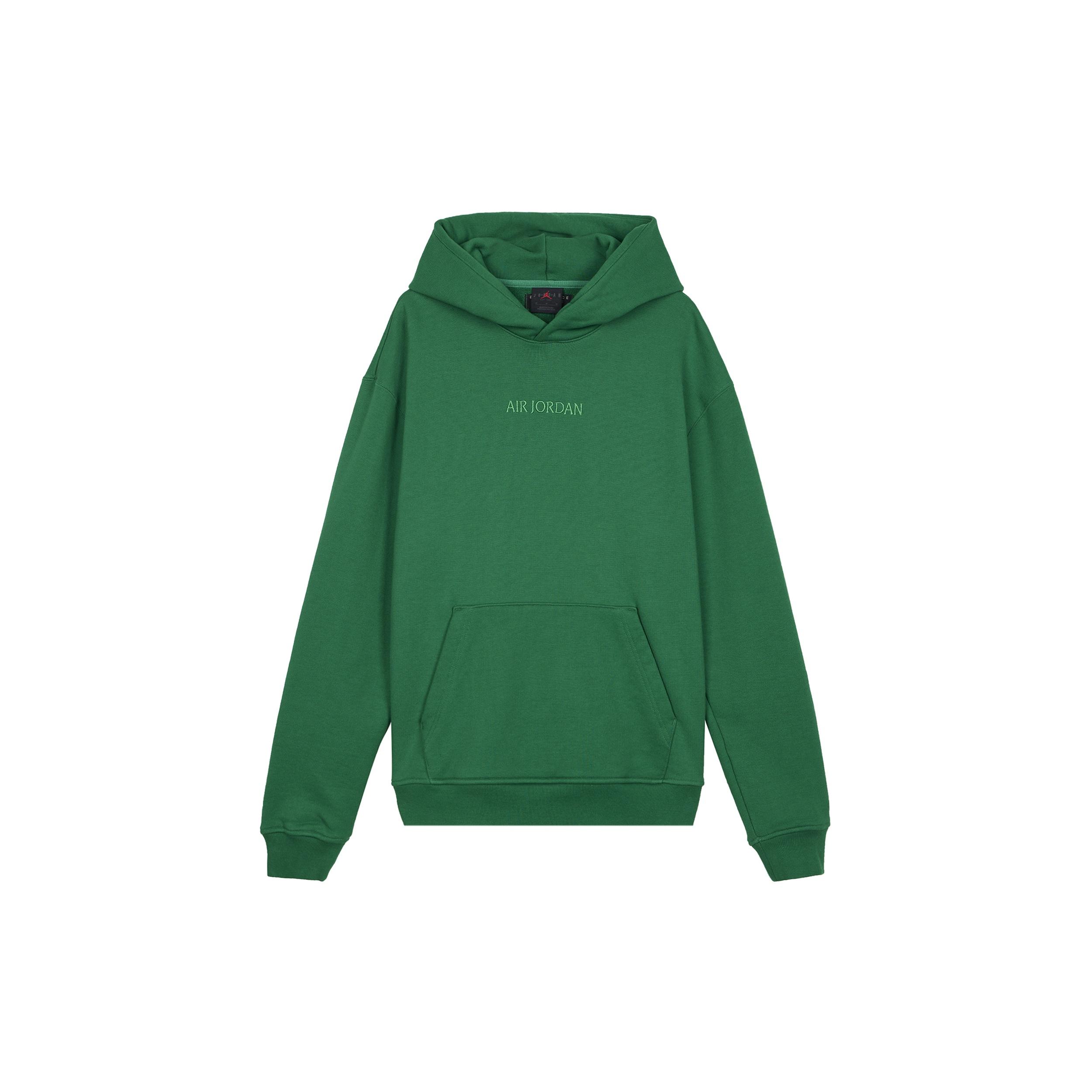 Air Jordan Wordmark Fleece Hoodie Pine Green Men s FJ1967-302 L