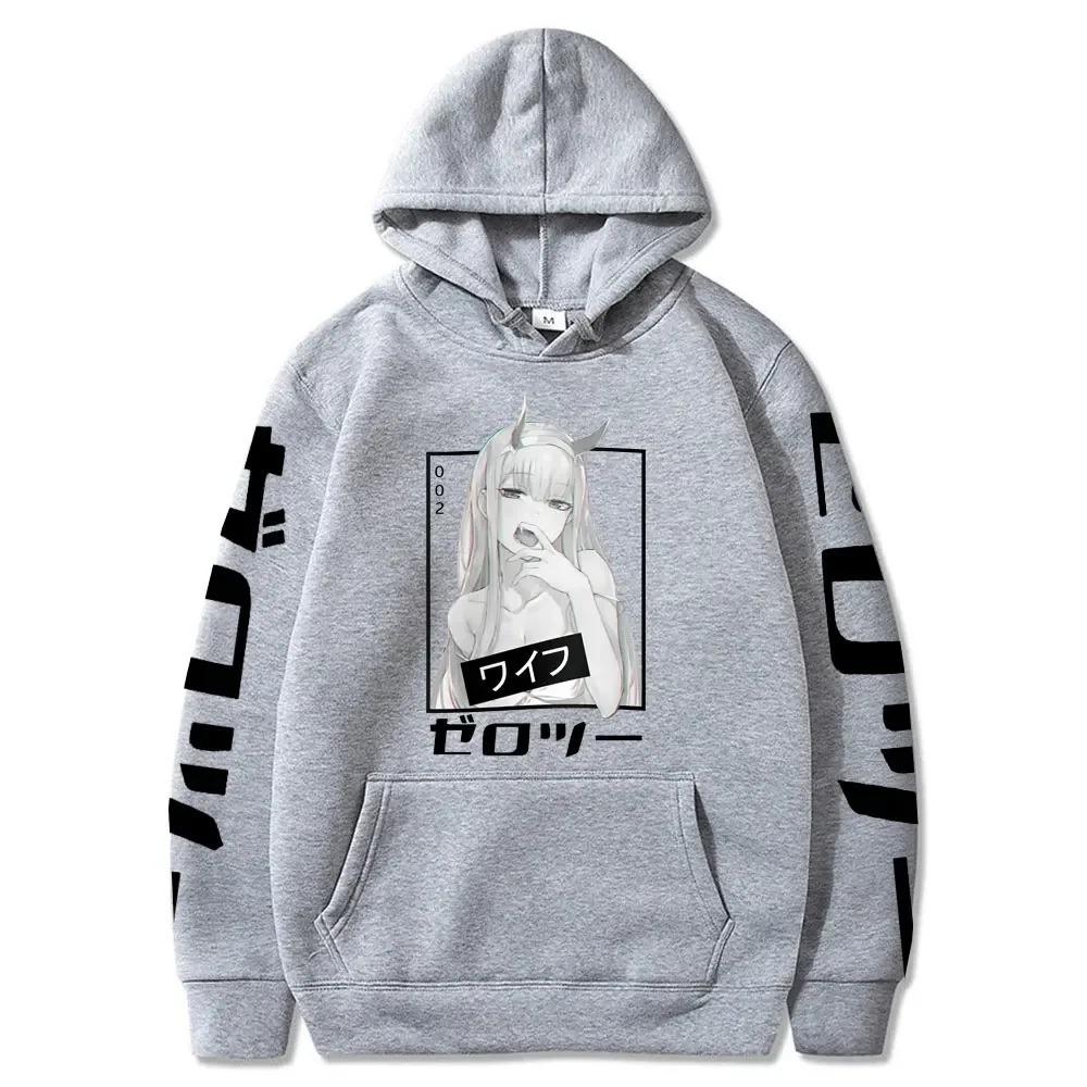 Anime Darling in The Franxx Zero Printed Women's Hoodies Casual Street Wear Hooded Autumn and Winter Casual Sweatshirts