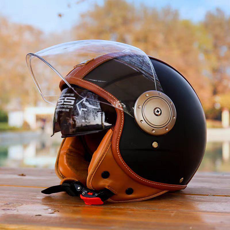 Unisex Half Safety Helmet for Motorcycles and Electric Scooters (Model 201-1)