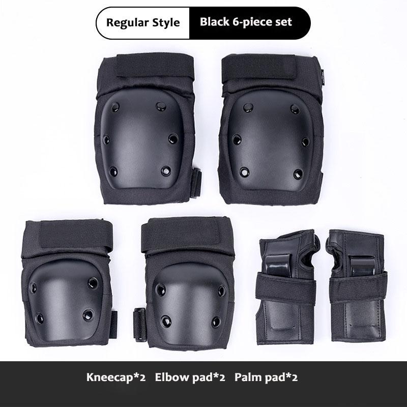 EACH Sports Protective Gear Wholesale Skateboard Knee Pads Skateboard Scooter Bike Cycling Protective Gear for Adults S чёрный