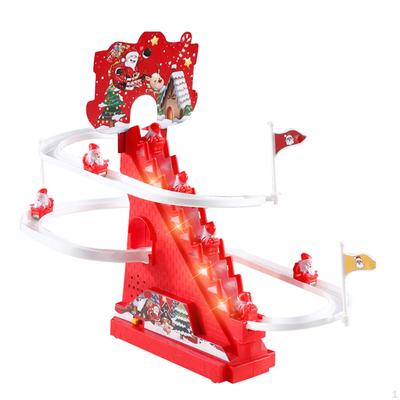 3 Pièces Décoration Électrique d'Escalade Ornement Animé Réutilisable en PP Fête de Noël Convient pour